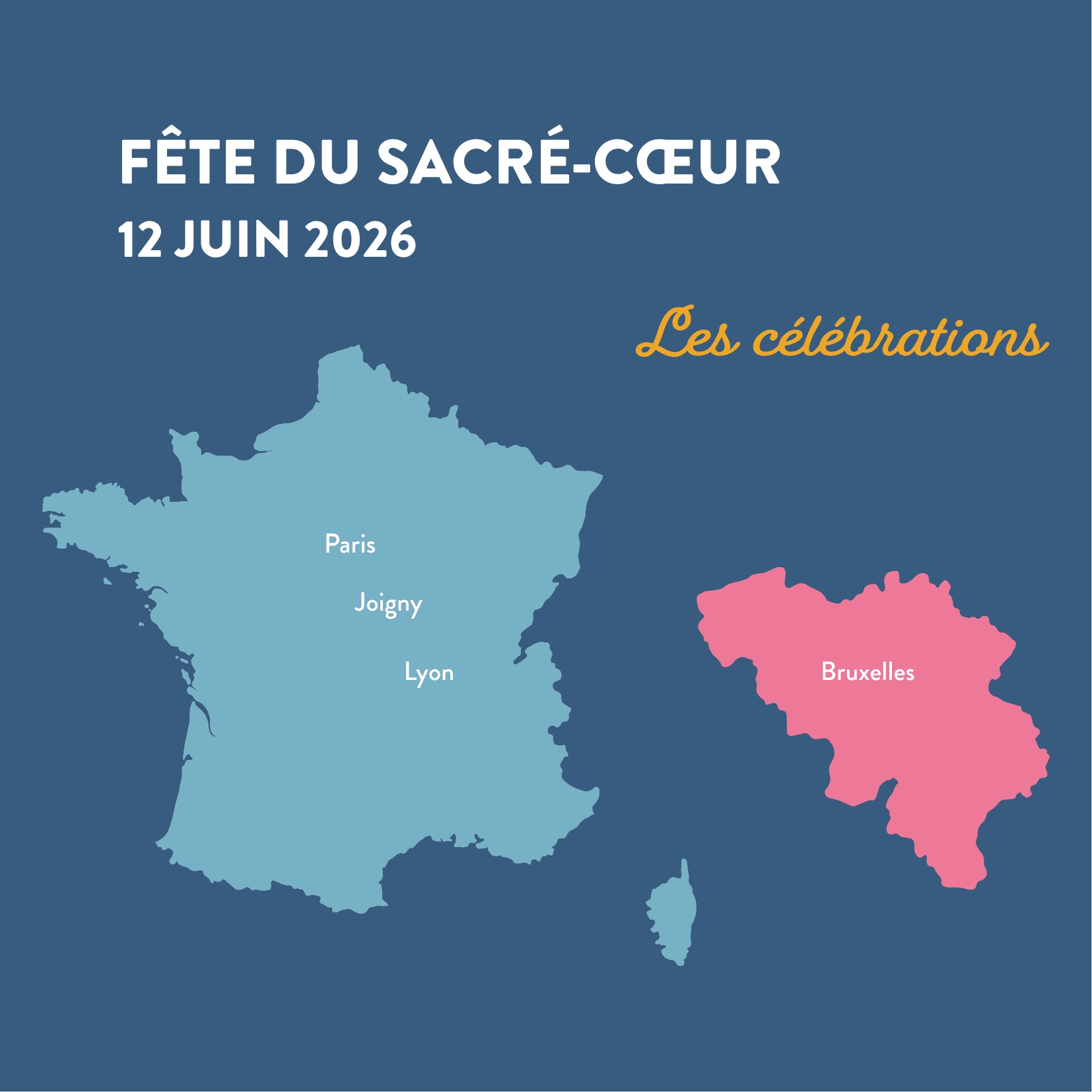 Fête du Sacré-Coeur : toutes les célébrations des RSCJ !