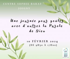 Samedi pour Dieu : une journée pour goûter avec d’autres la Parole de Dieu