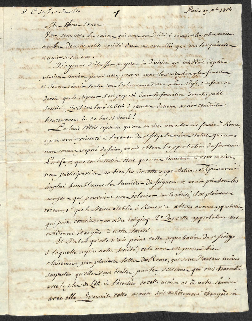 Les lettres de Madeleine-Sophie : un héritage toujours vivant