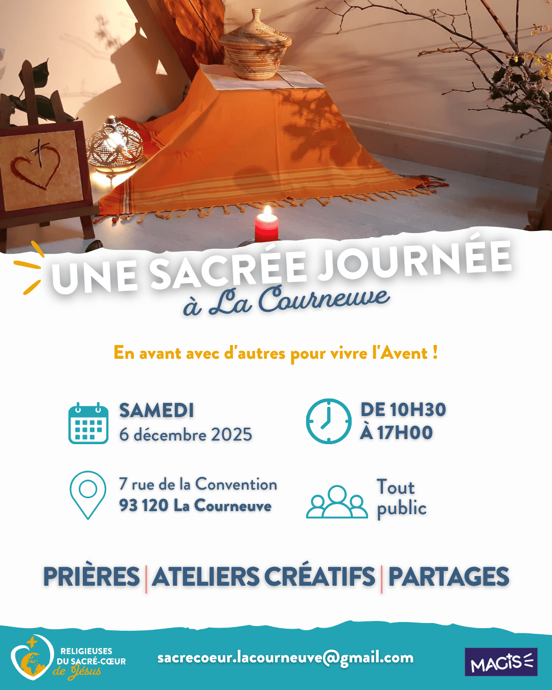 En avant avec d’autres pour vivre l’Avent – Une Sacrée Journée à La Courneuve