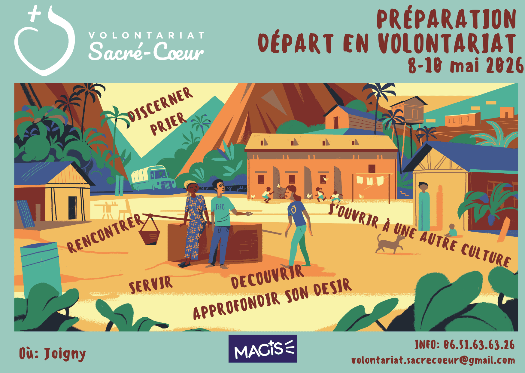 Week-end départ avec le Volontariat Sacré-Cœur