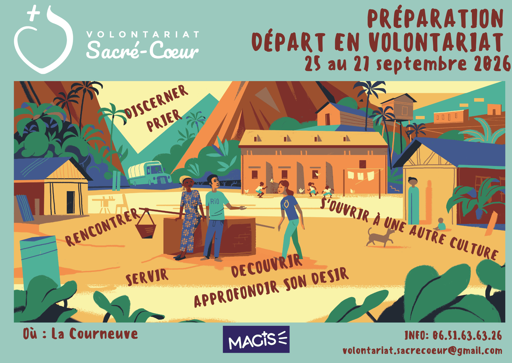 Week-end départ avec le Volontariat Sacré-Cœur à La Courneuve