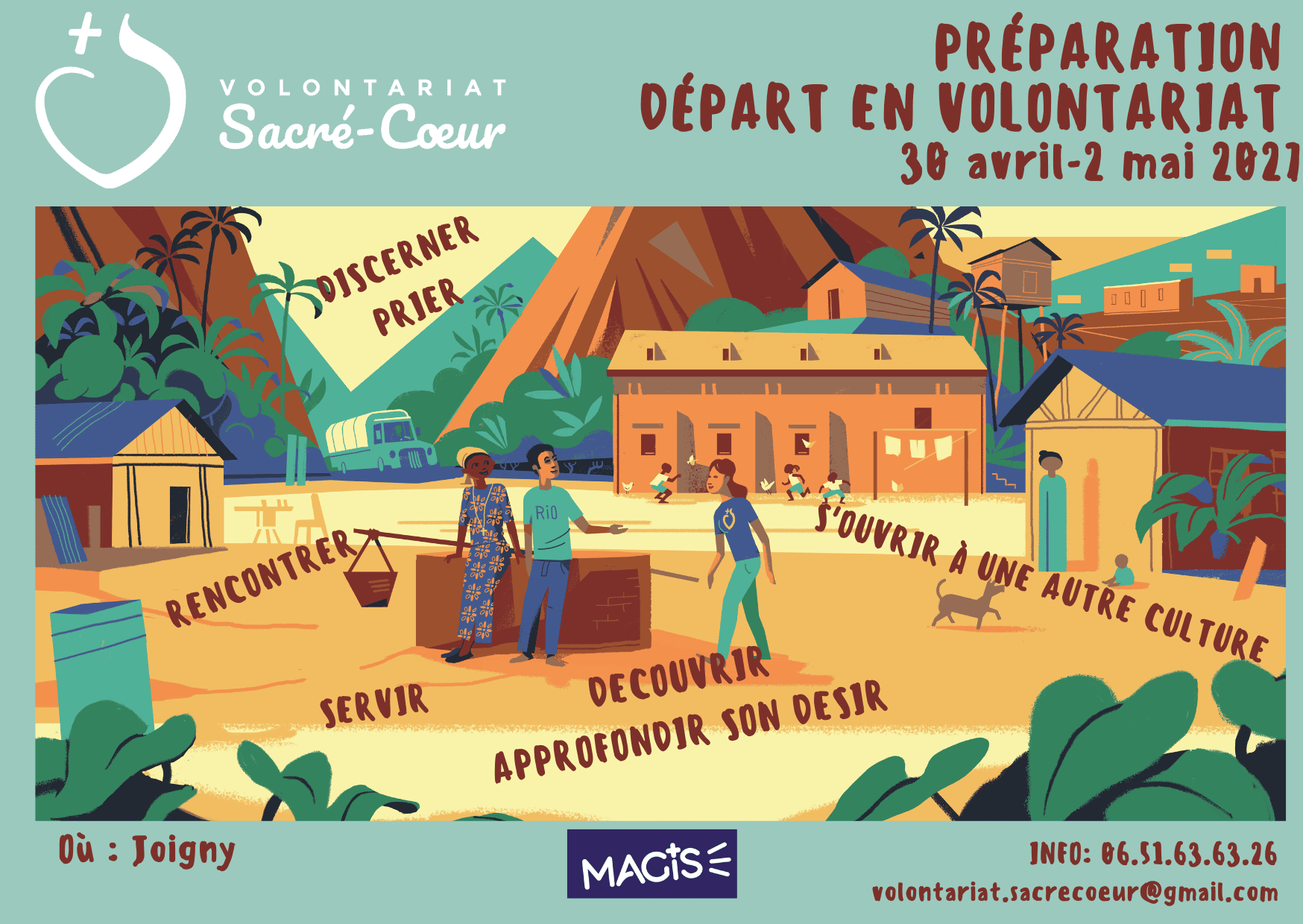 Weekend départ avec le Volontariat Sacré-Cœur à Joigny